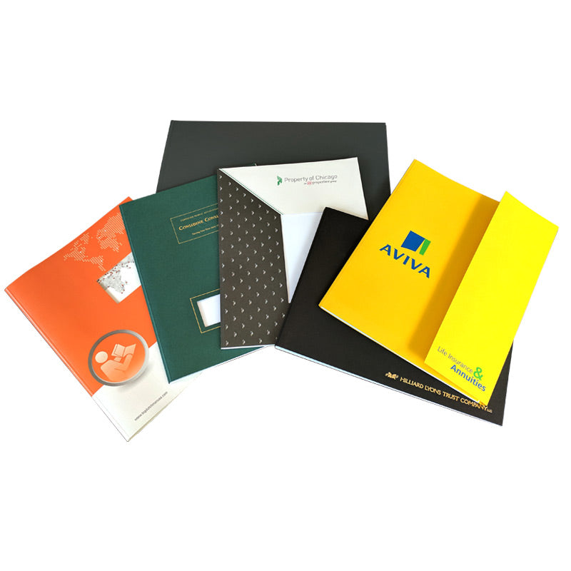 Custom logo thermal binding covers